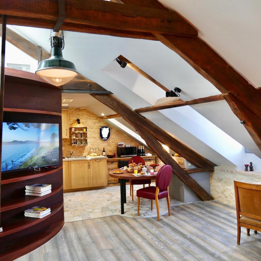 In Sarlat Luxury Rentals, Medieval Center - Loft Stella Matutina -2P-Ascenseur-Climatisation Экстерьер фото